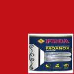 Esmalte proanox directo sobre oxido bermellón ral 3001